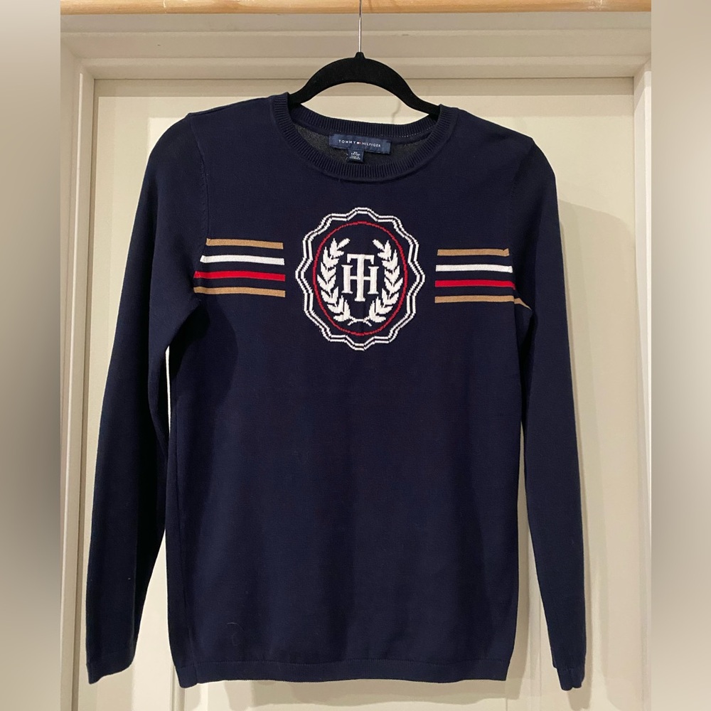 NEW WITH TAG Men's Tommy Hilfiger Knitted Long Sleeve Shirt Size XS Extra Small